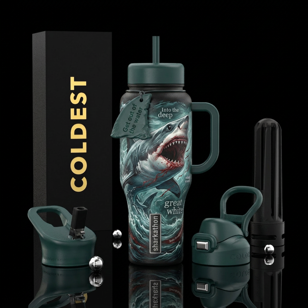 Get out of the Water! water bottle design