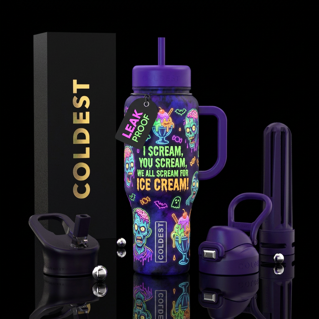 We All Scream water bottle design