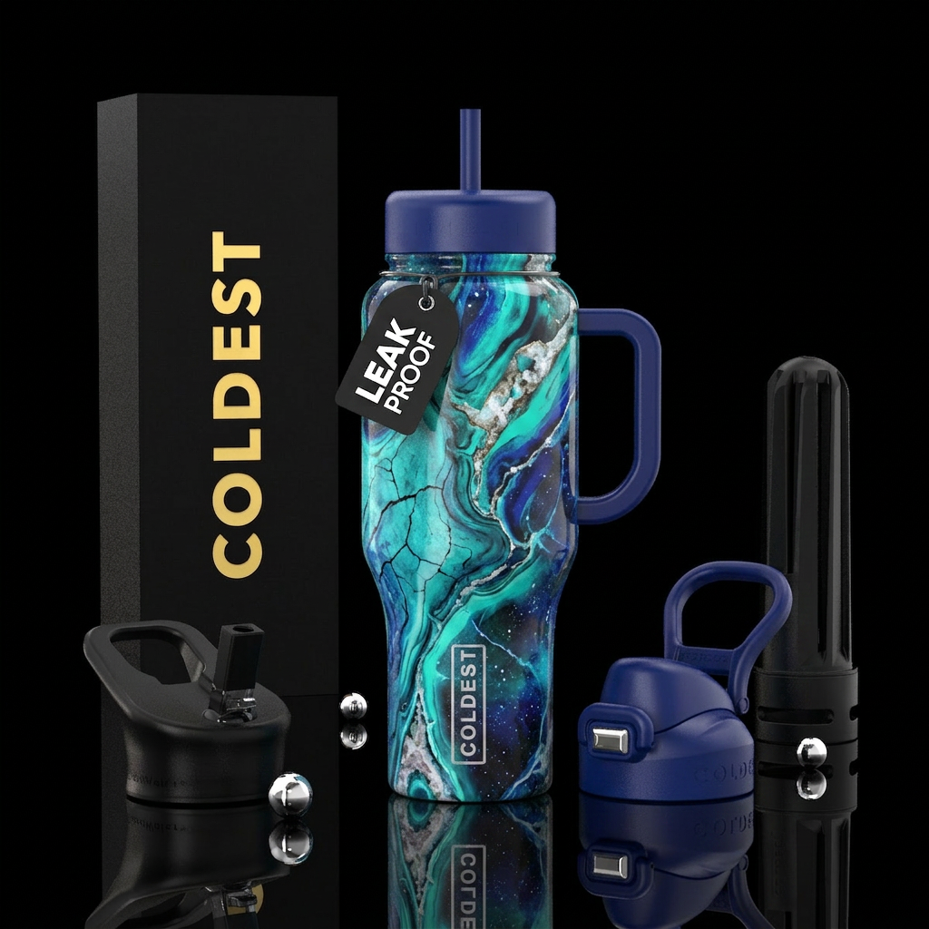 Quartz Nebula water bottle design