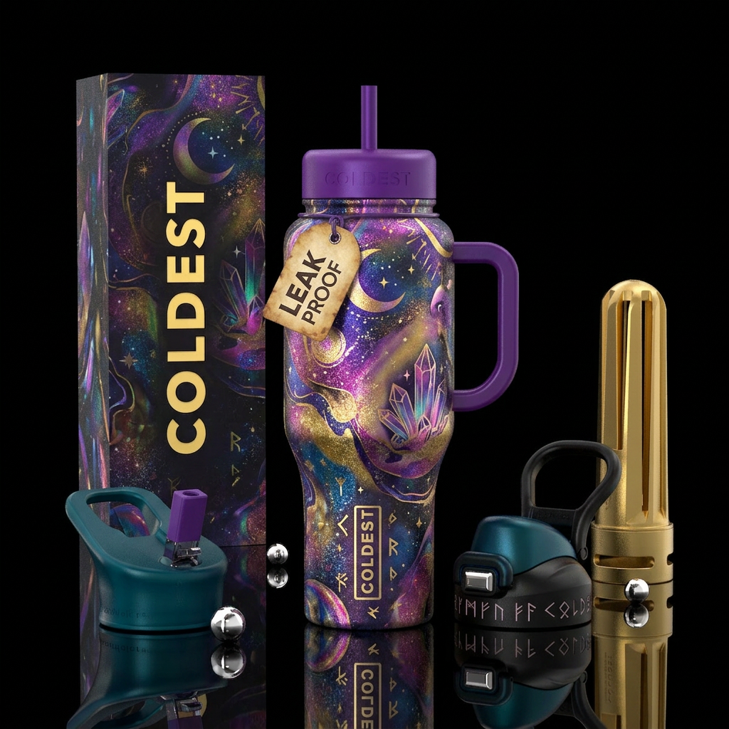 Witchy Magic water bottle design