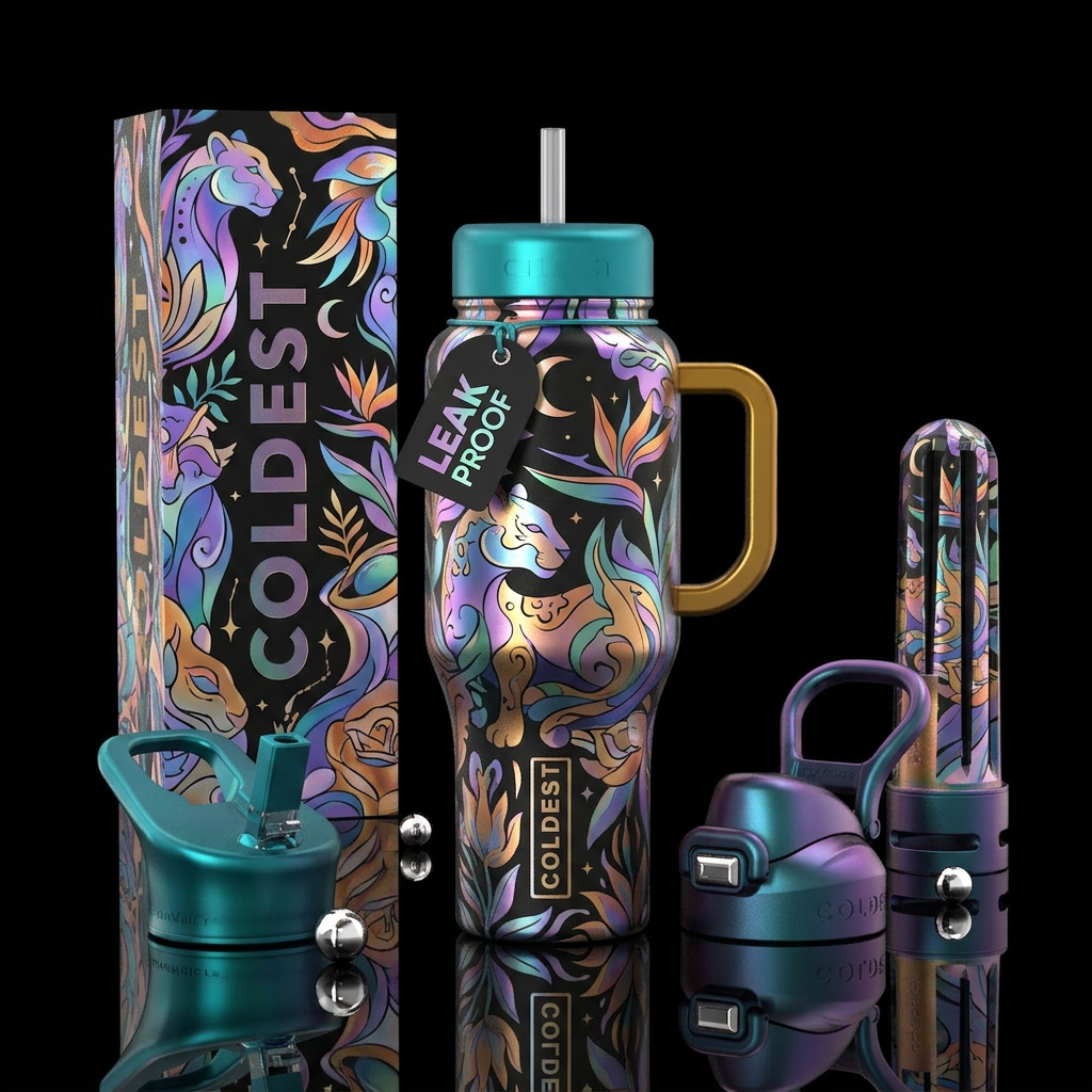Mental Music water bottle design