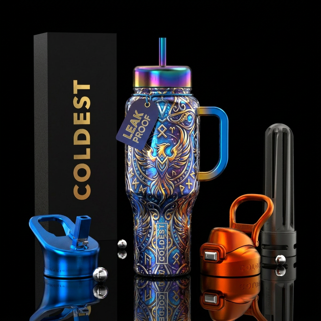 Mythical Fantasy water bottle design
