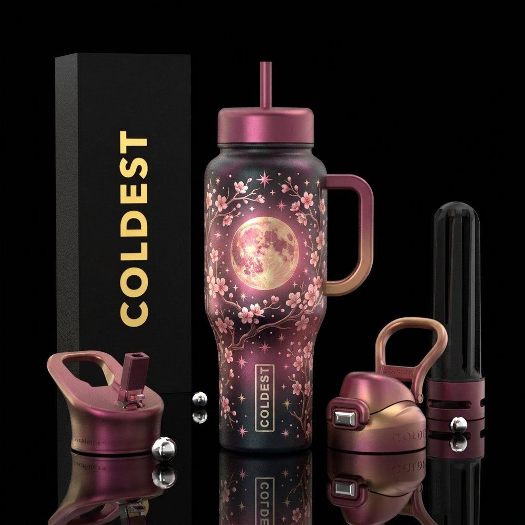 You’re my Peachy Moon water bottle design