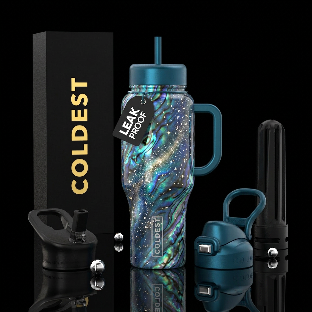 Abalone Universe water bottle design