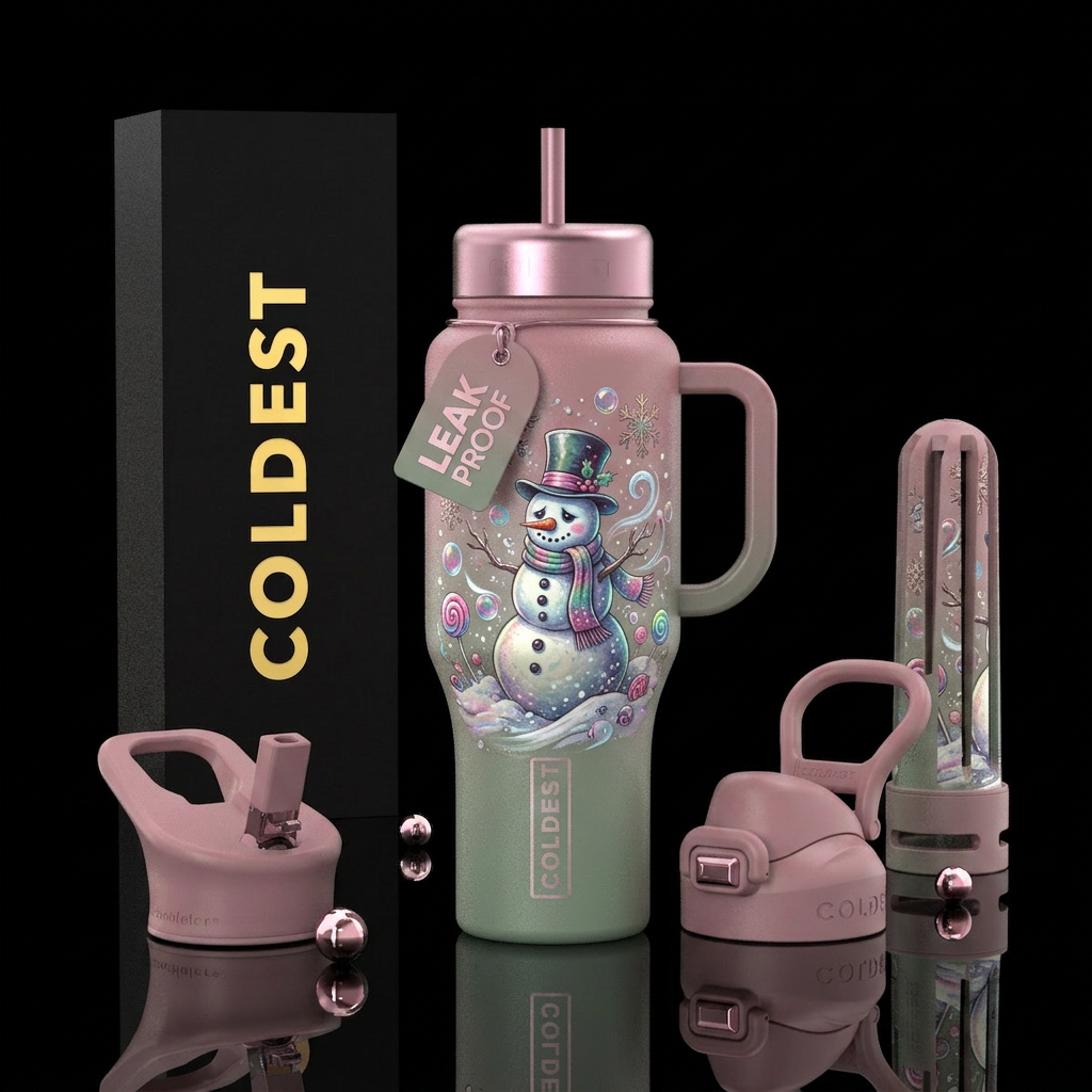 Oh it’s cold outside water bottle design