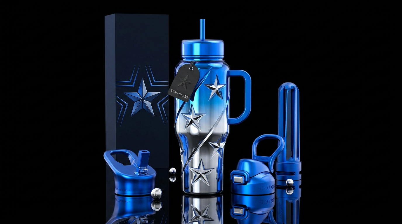 My Stars water bottle design