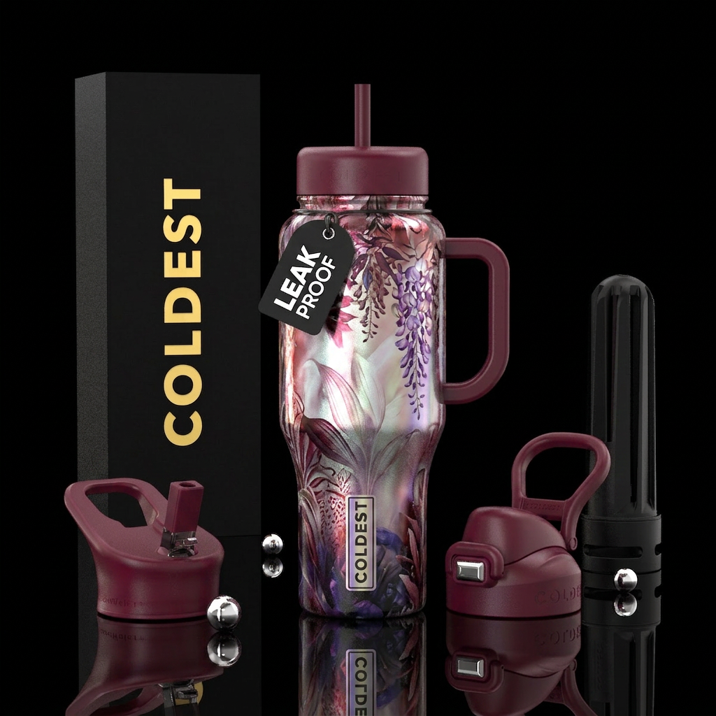 Lovely Petals water bottle design