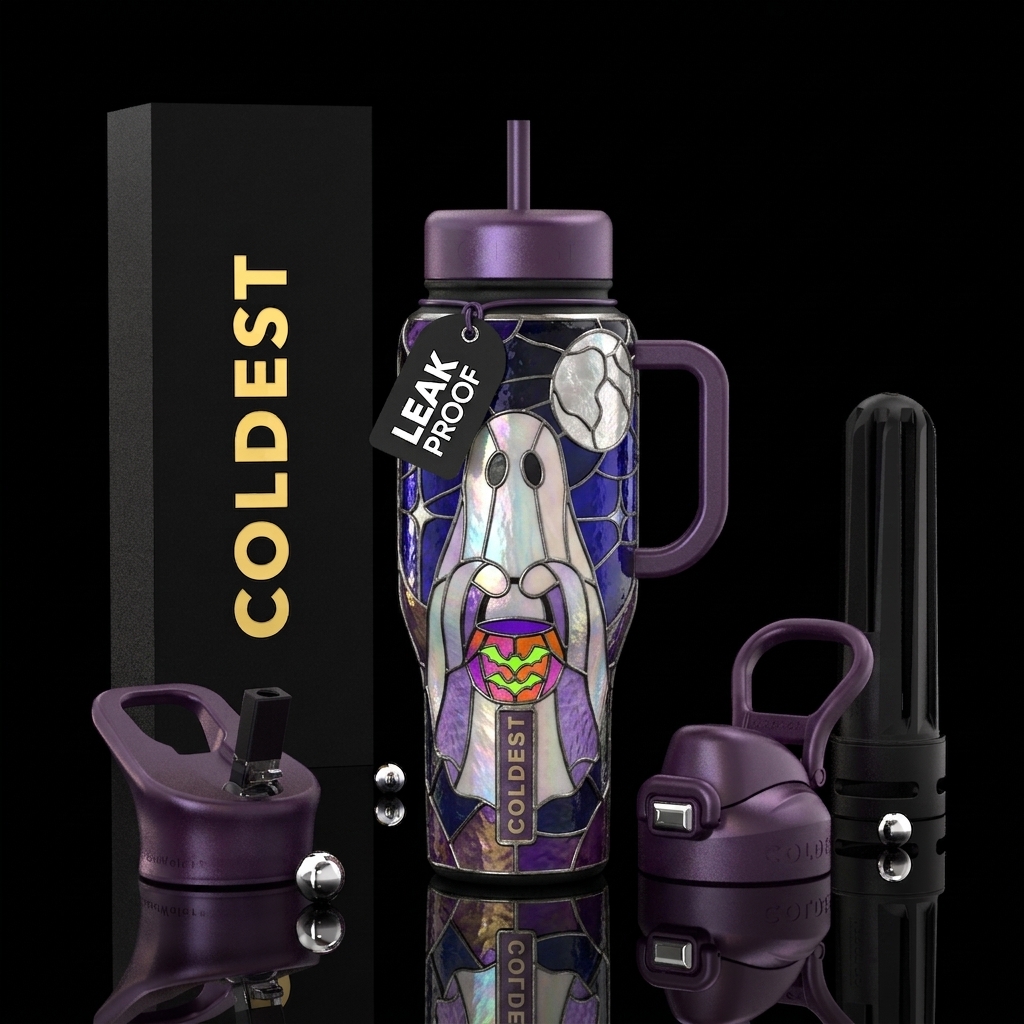 Trick or Treat! water bottle design