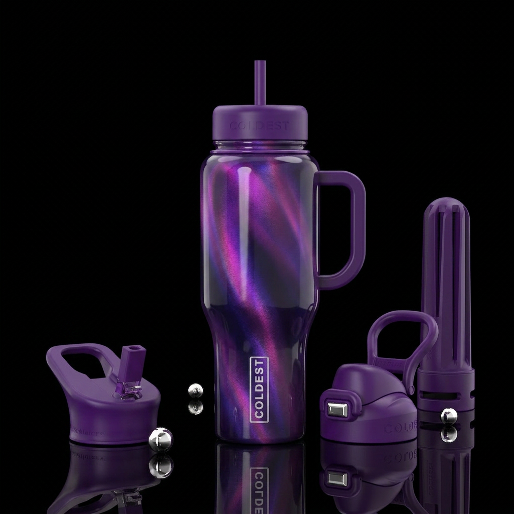 Purple Haze water bottle design