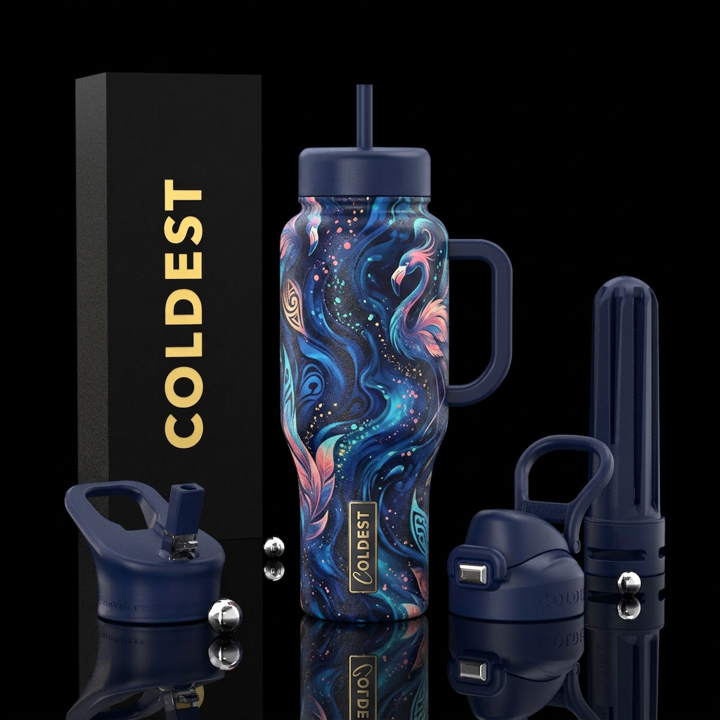 FlaMingo water bottle design