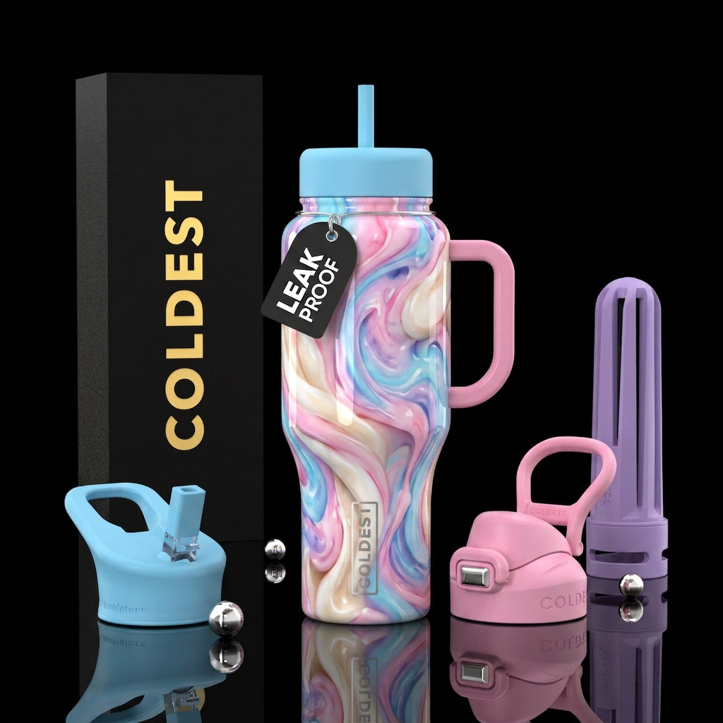 Mallow Candy water bottle design