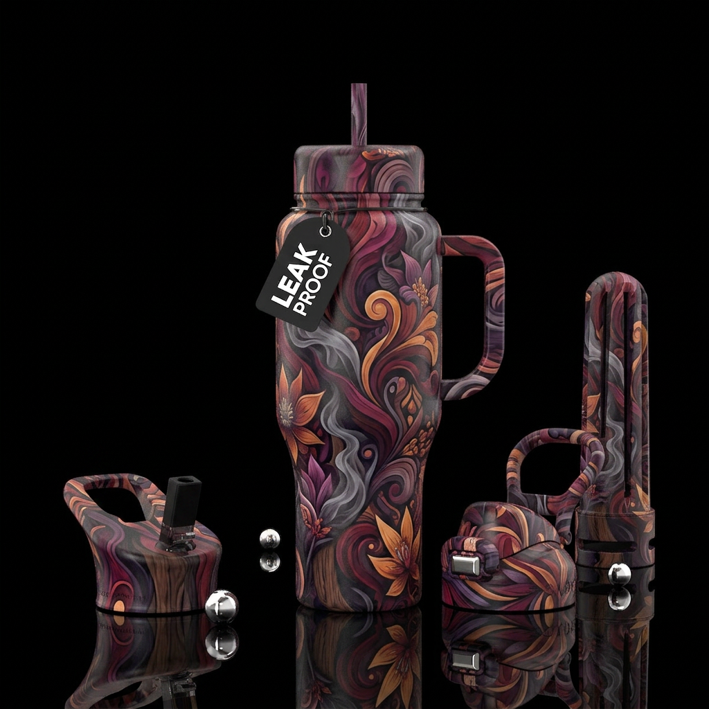 Night Market water bottle design