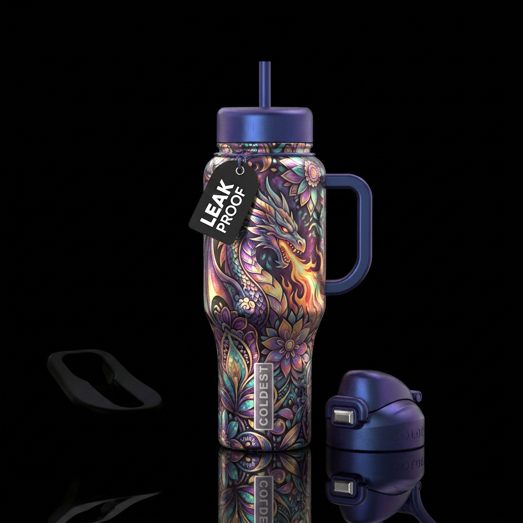 Dragon Fire water bottle design