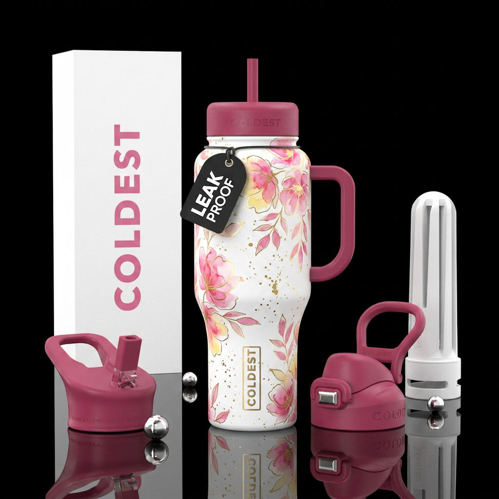 Pastel Delights water bottle design