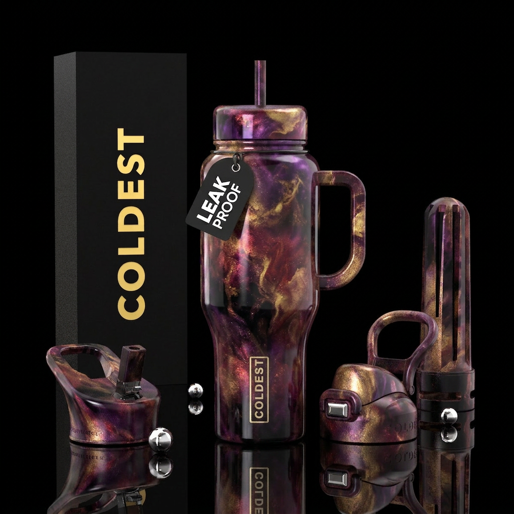 Practically Witchy water bottle design