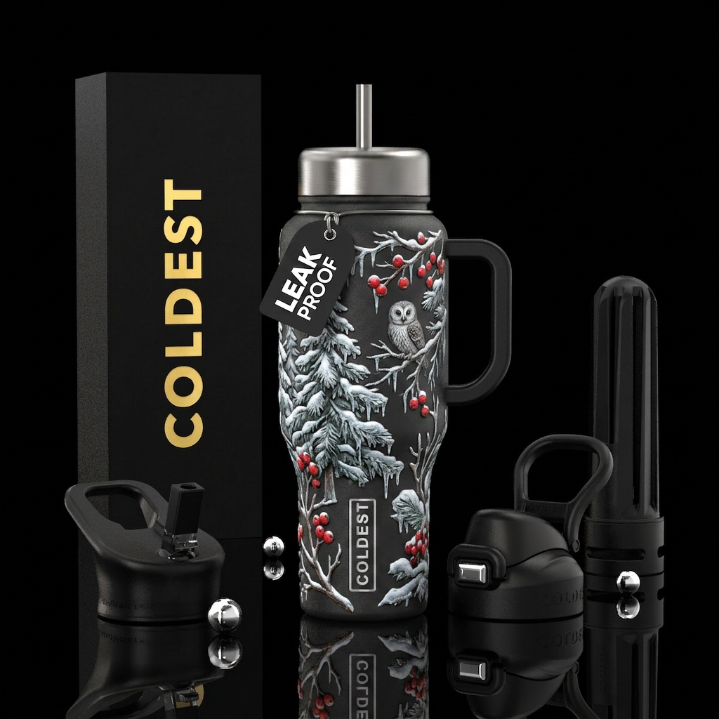 Burr water bottle design
