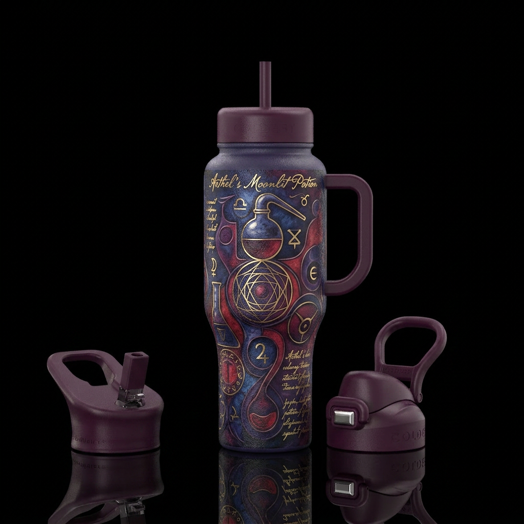 Alchemy potions water bottle design