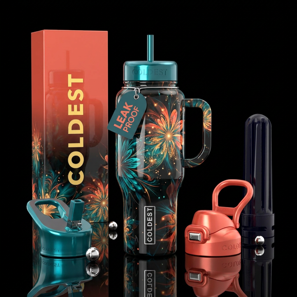 BURSTS water bottle design