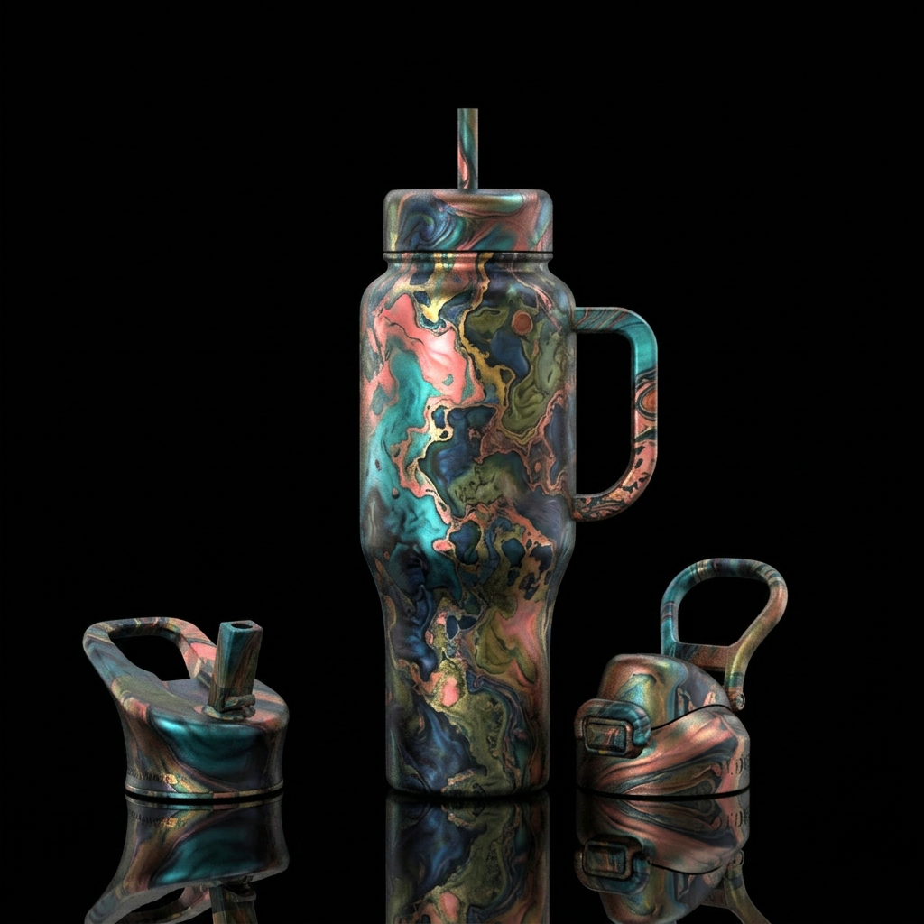 Siren Bloom water bottle design