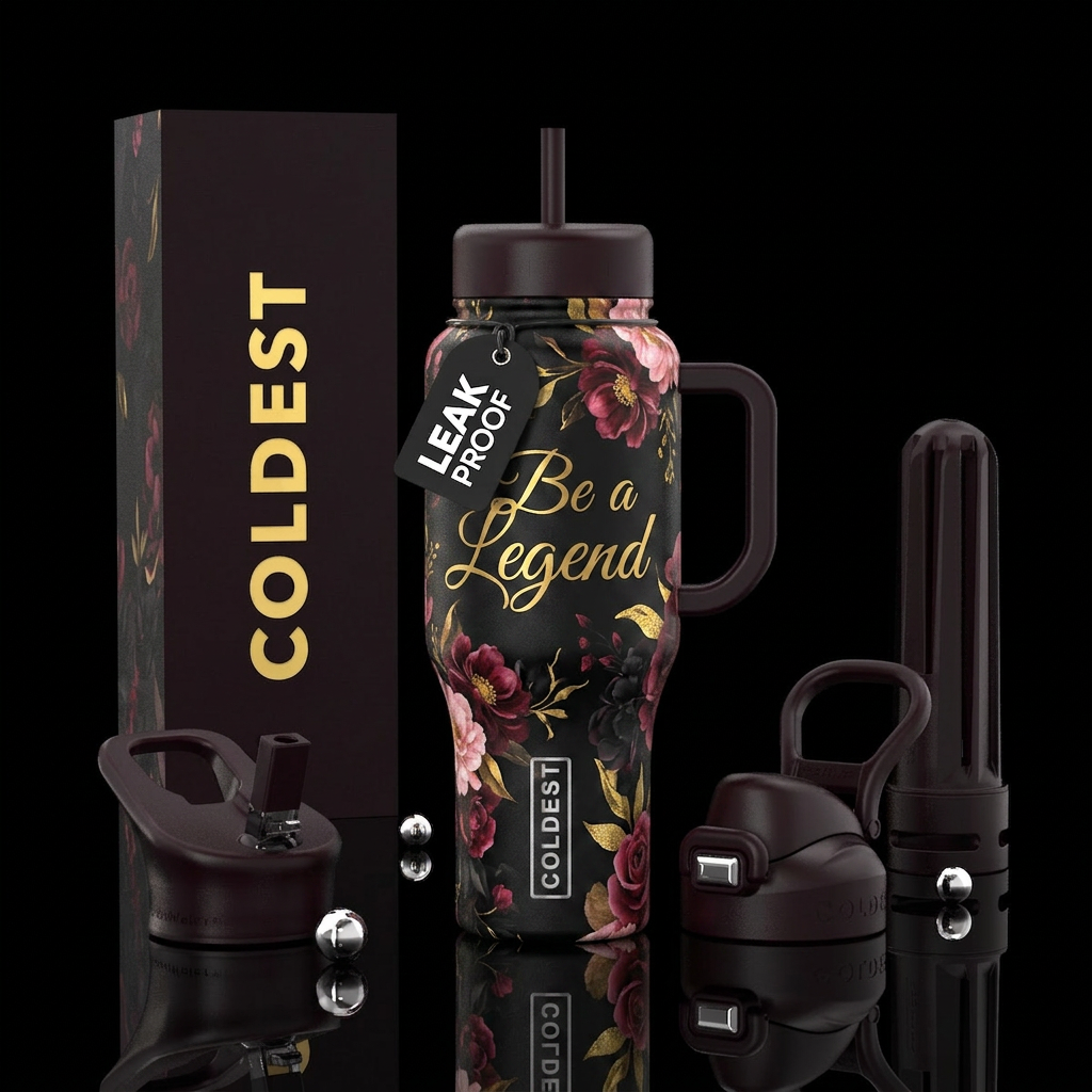 Be a Legend water bottle design