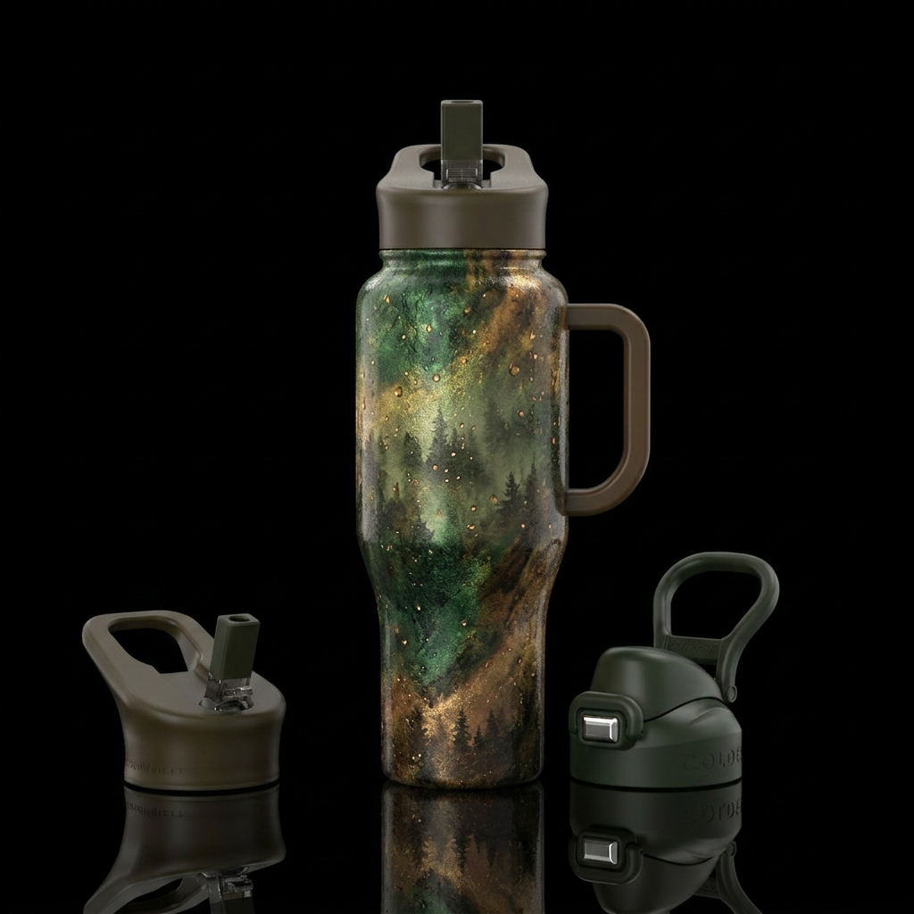 Can’t see the Forest water bottle design