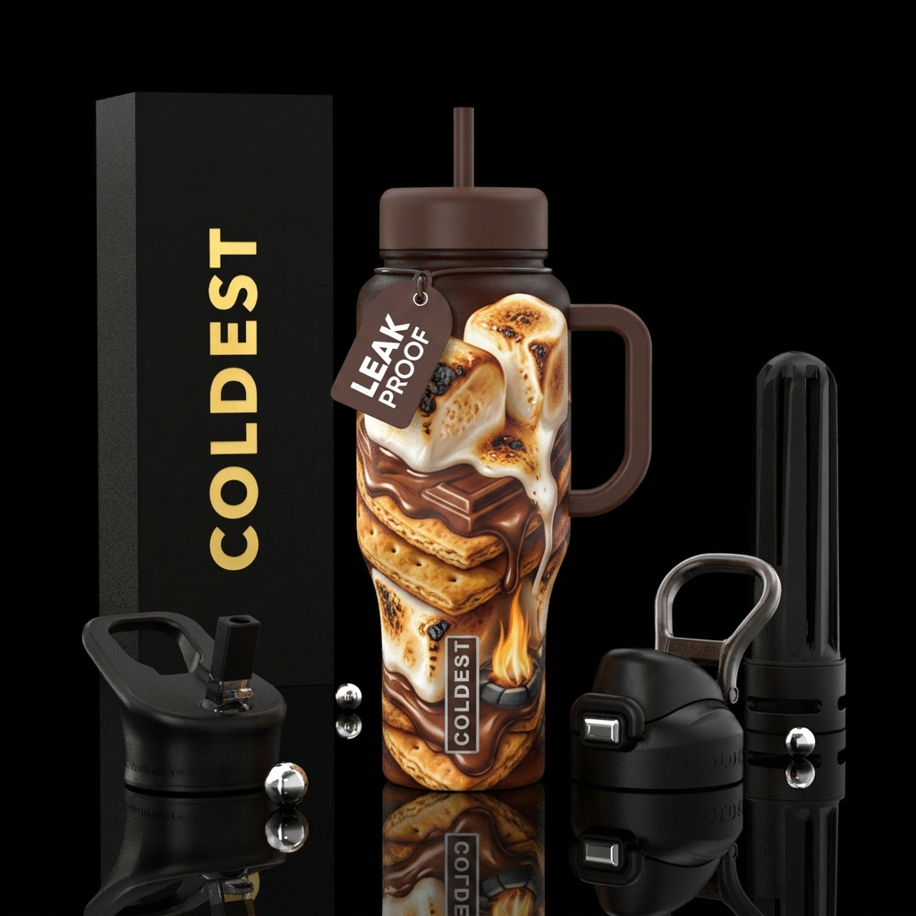 S’mores water bottle design