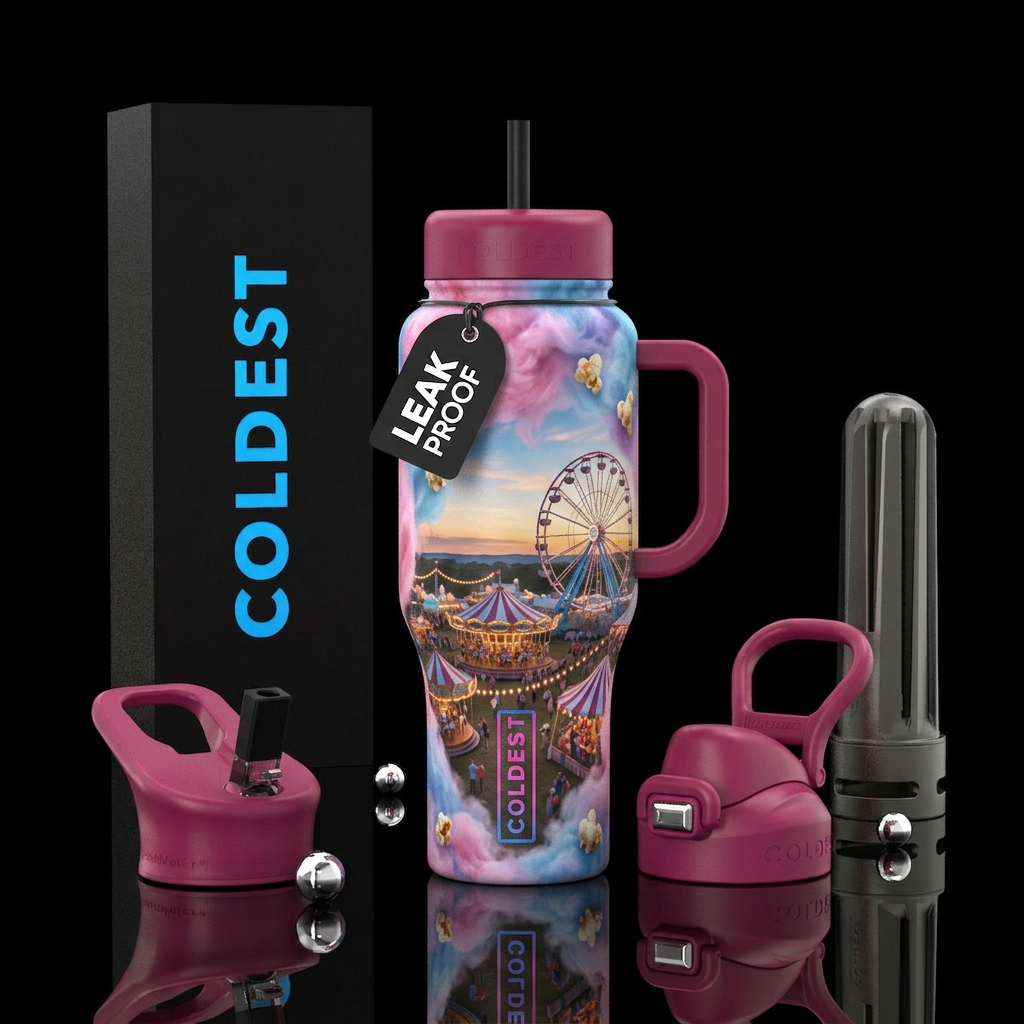 Carnival water bottle design