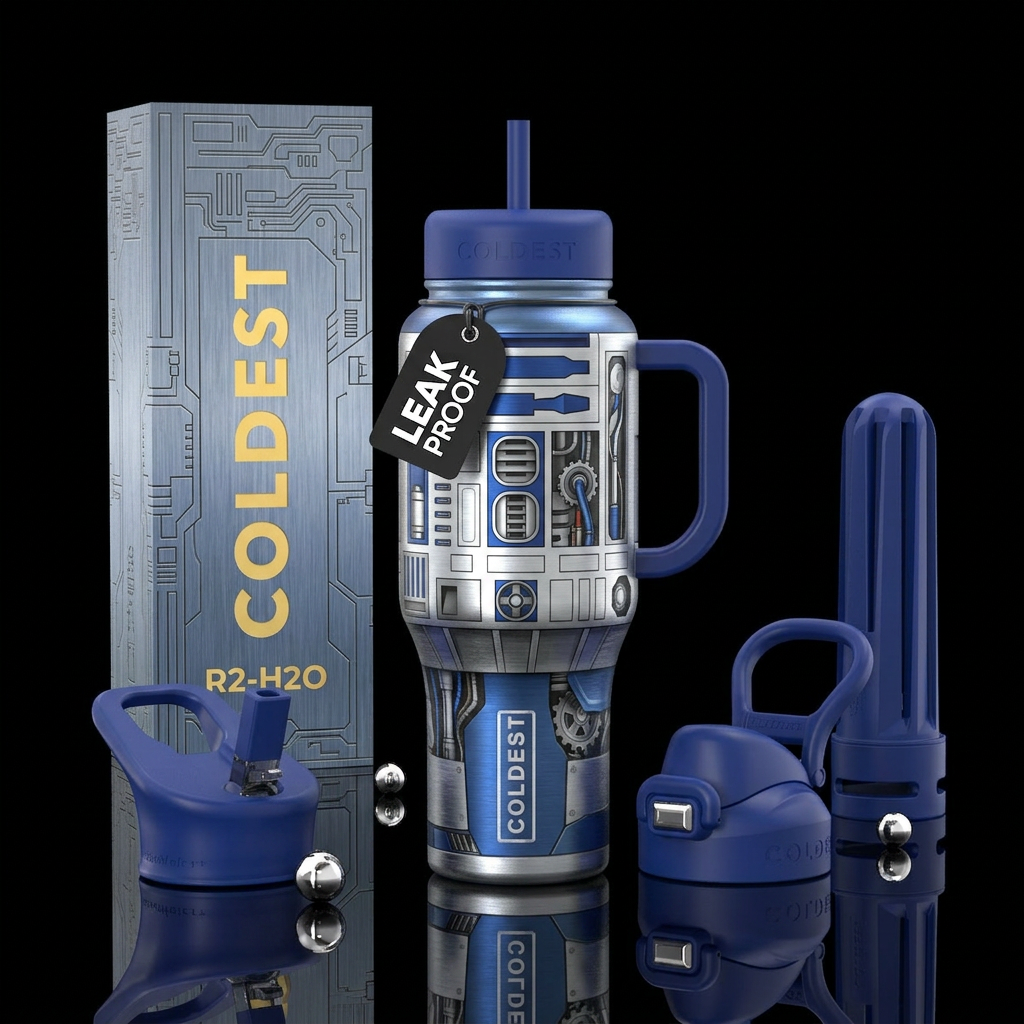R2-H2O water bottle design
