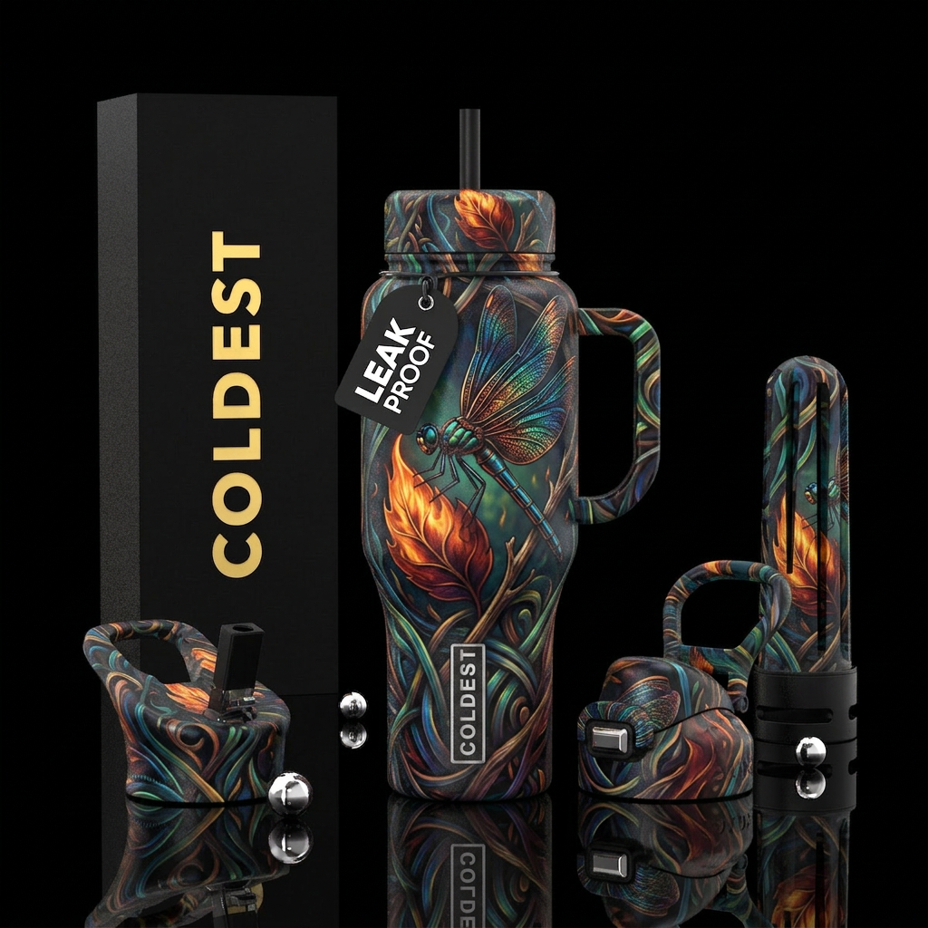 Keeper of the Flame water bottle design