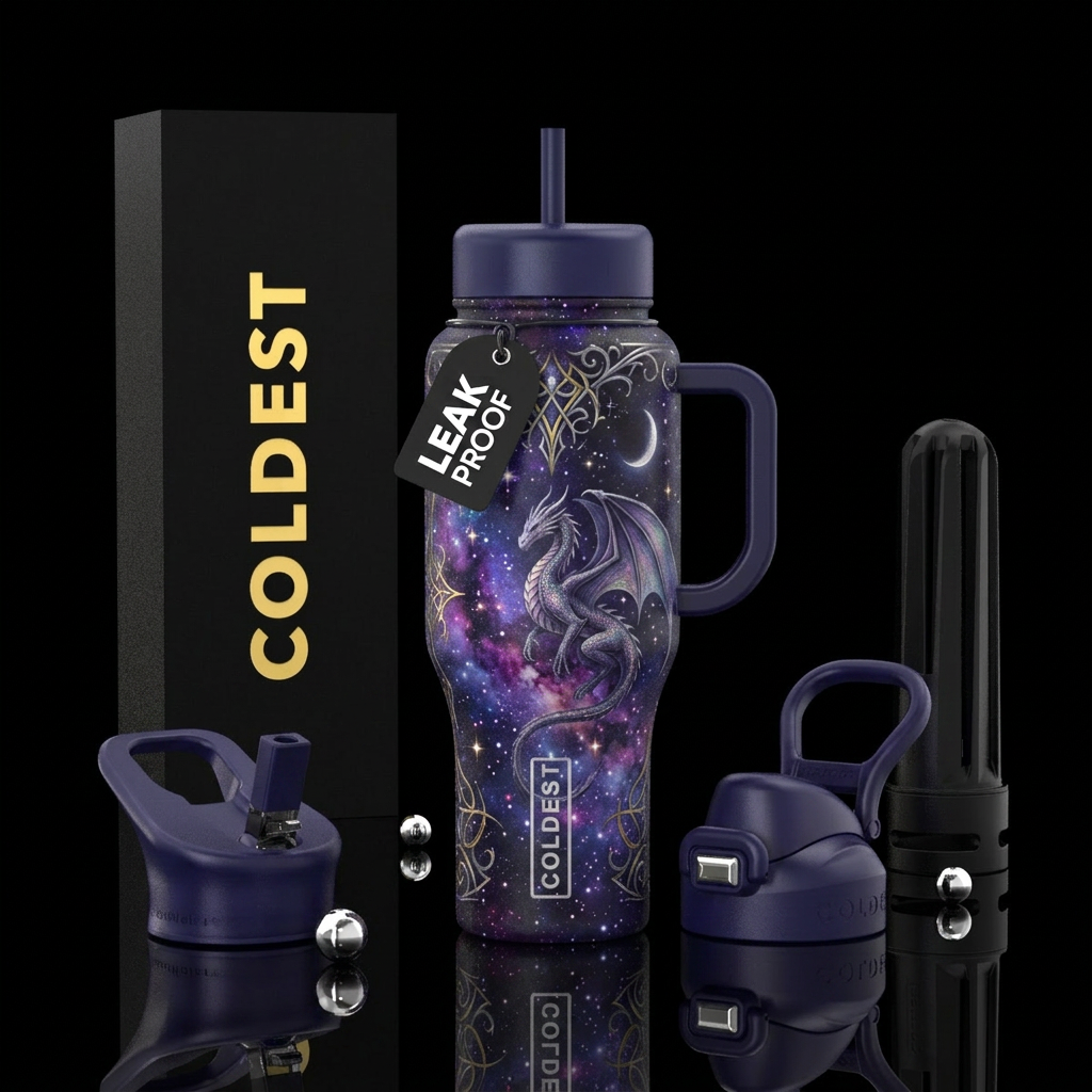 Sky Dragon water bottle design
