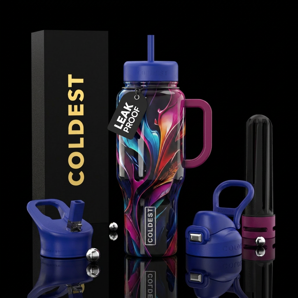 Bloom Under Pressure water bottle design