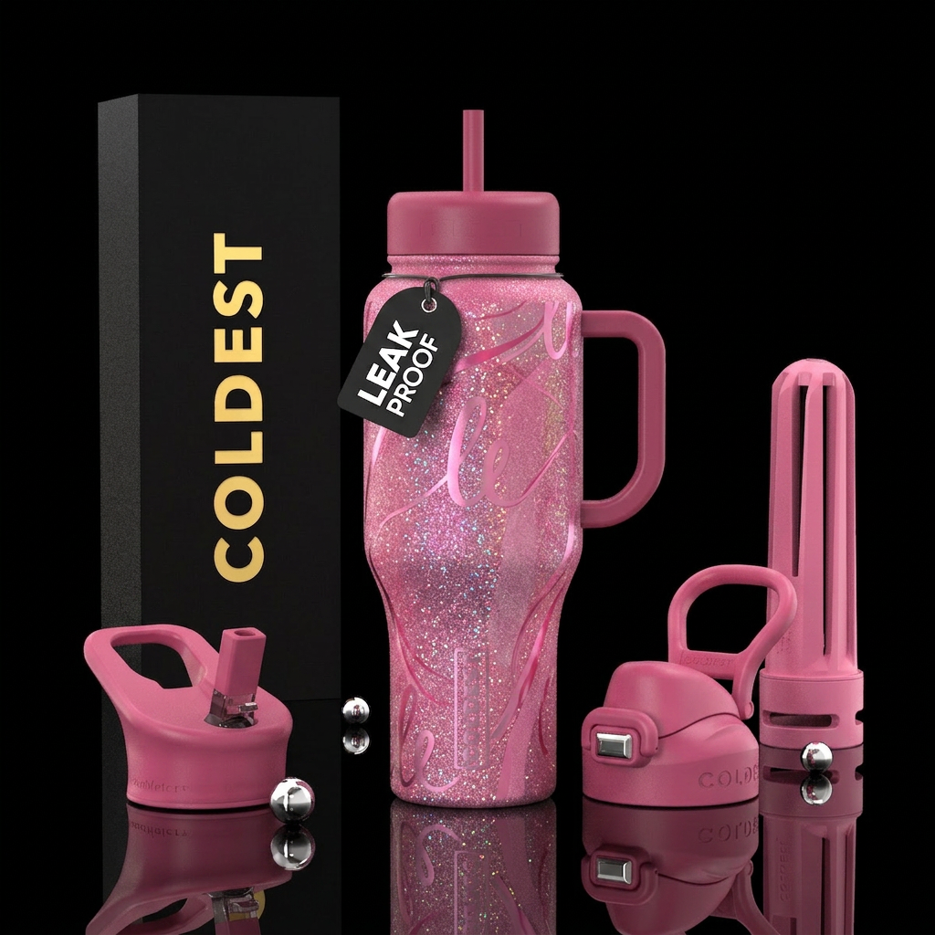 Sparkle Girl water bottle design