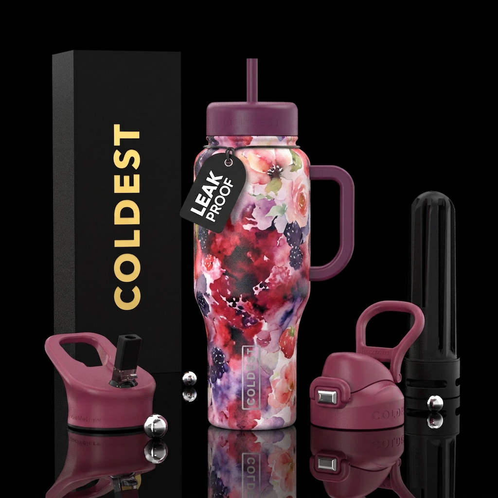Liberated crush water bottle design