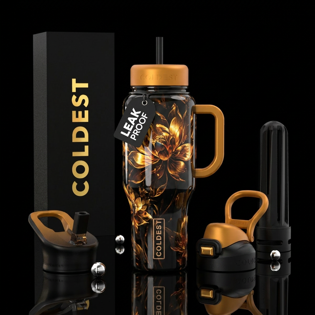 Turkish Sorcery Floral water bottle design