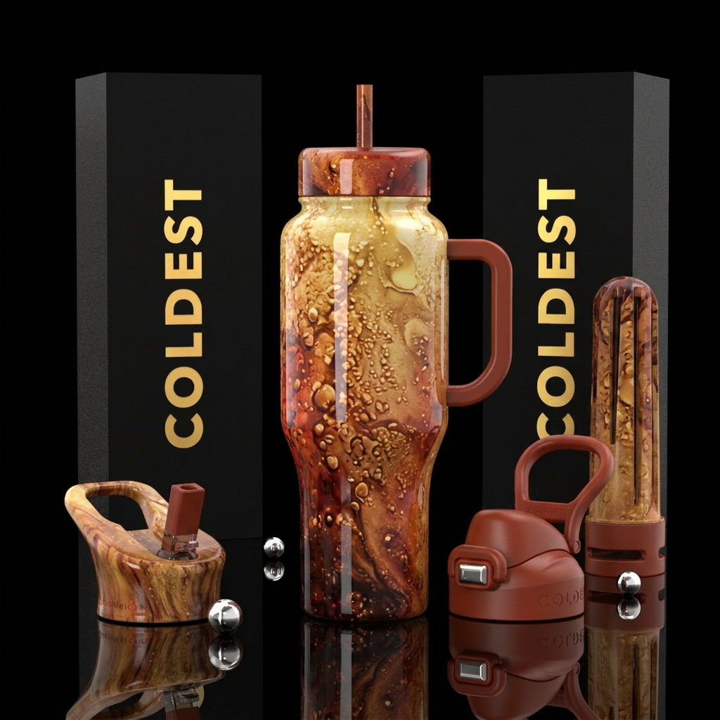 Sparkling Cola water bottle design