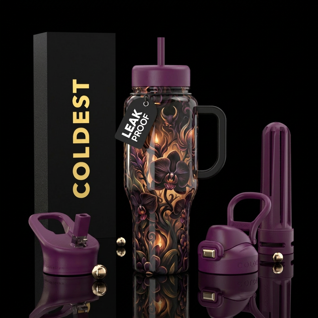 Deadly Secret water bottle design