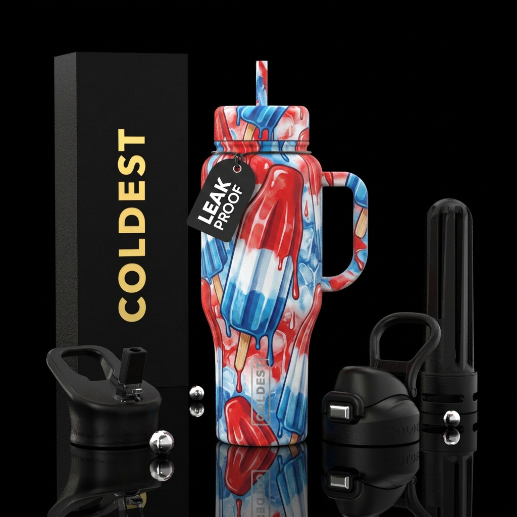Bombpop water bottle design