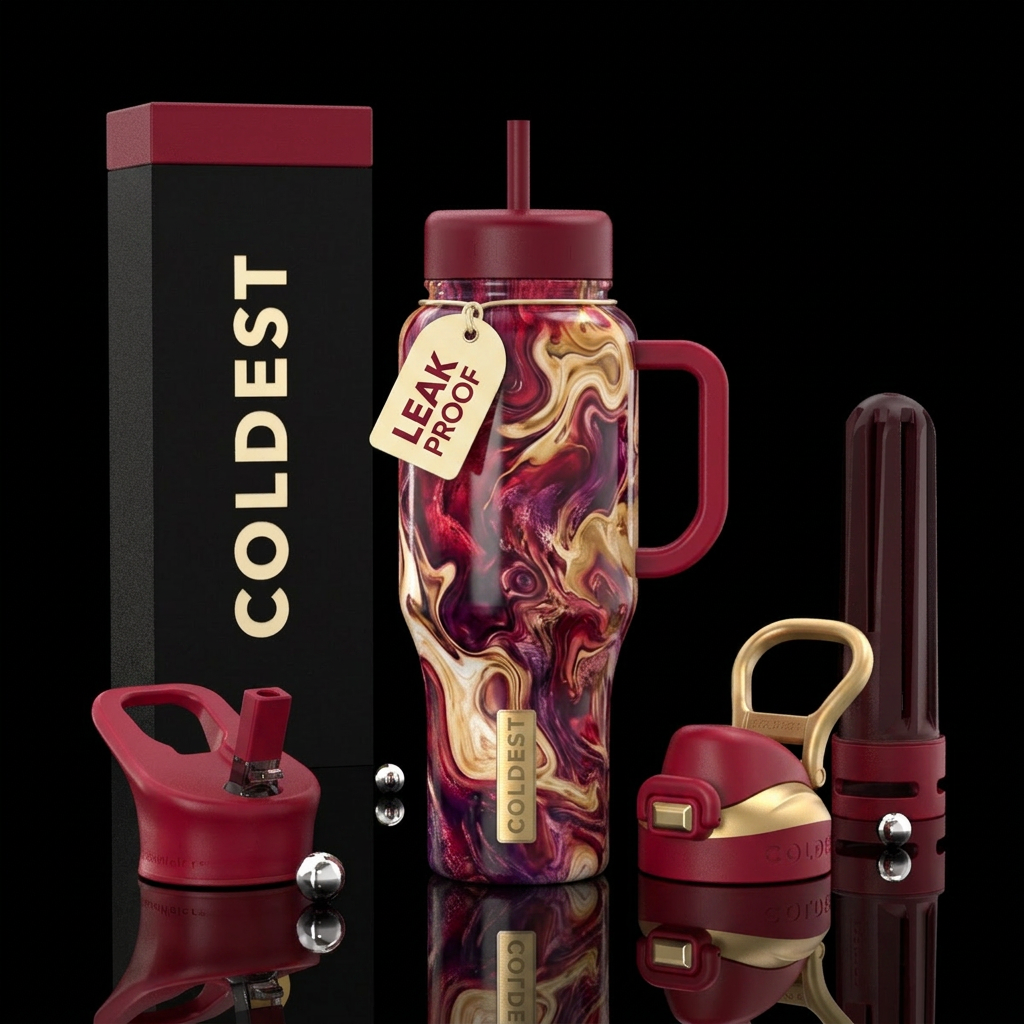 Strabge Brew water bottle design