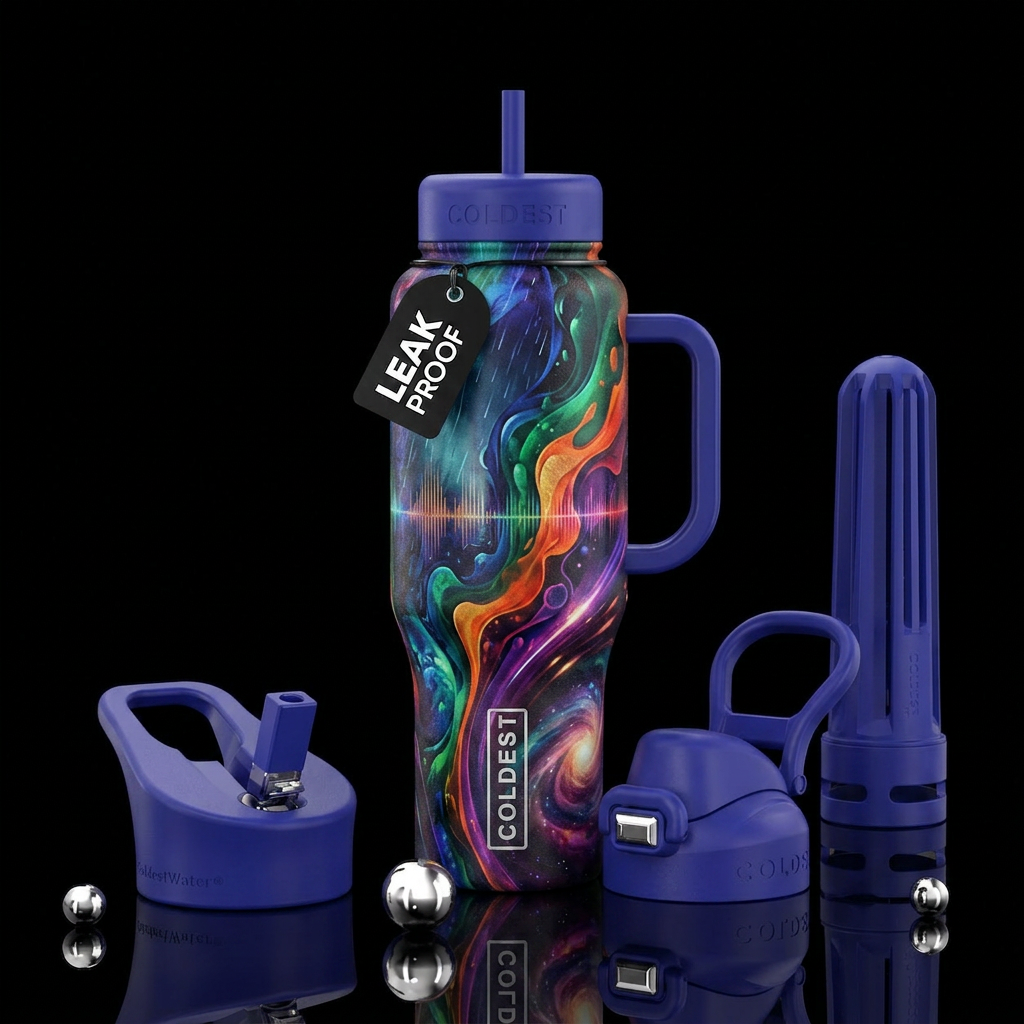 Nothing Else Matters water bottle design