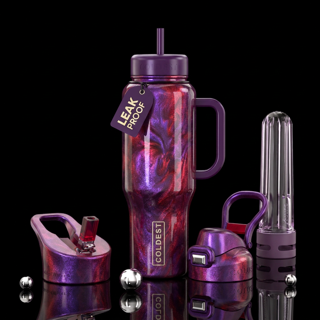 Oh Mica water bottle design