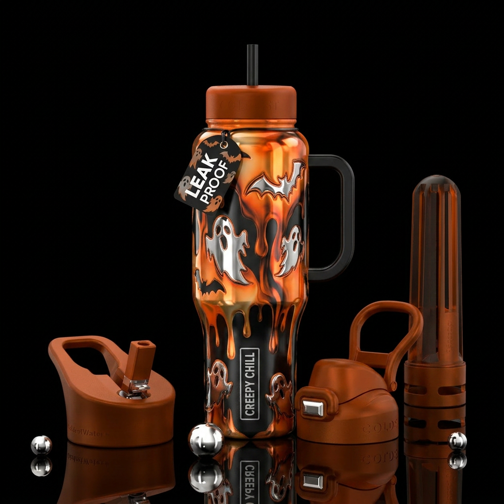 Boo water bottle design