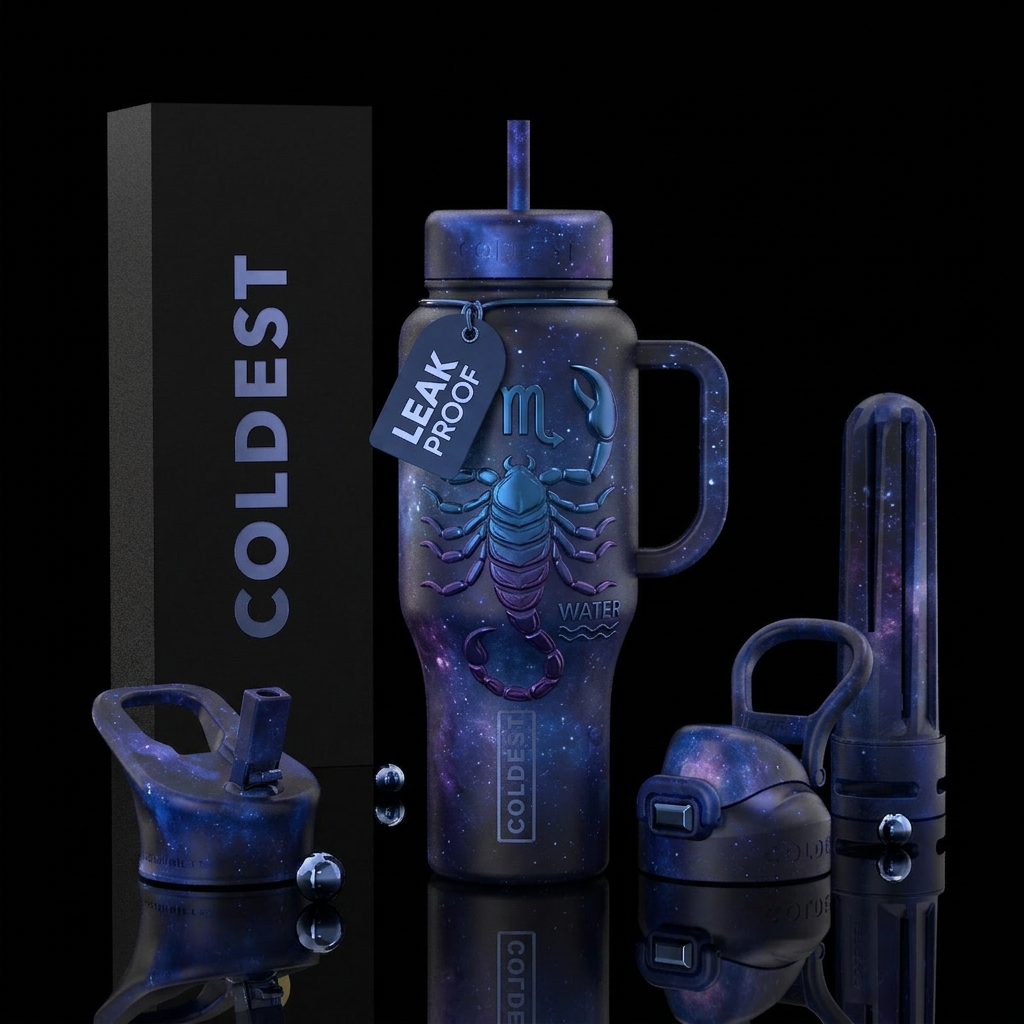 Scorpio water bottle design