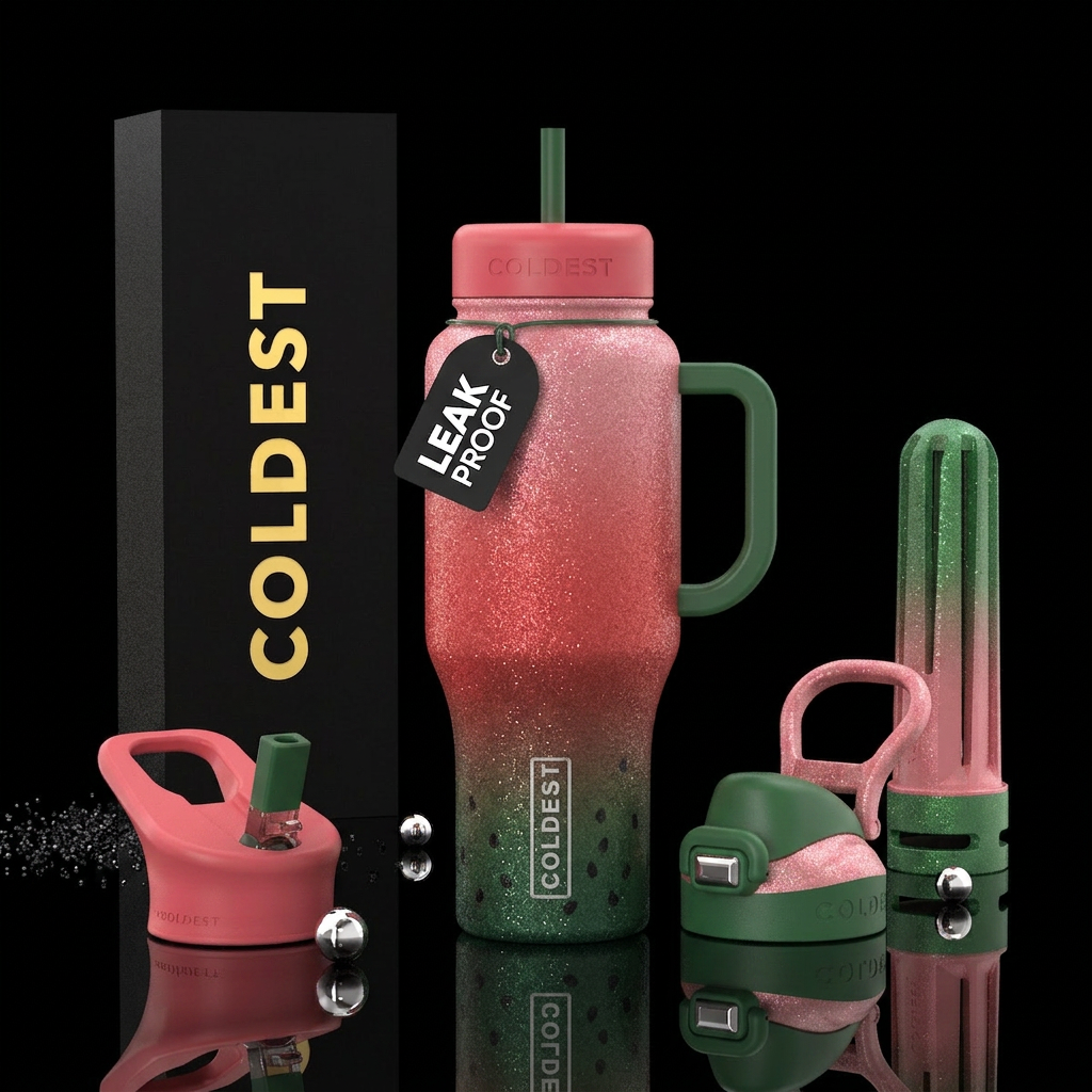 Watermelon sunshine water bottle design