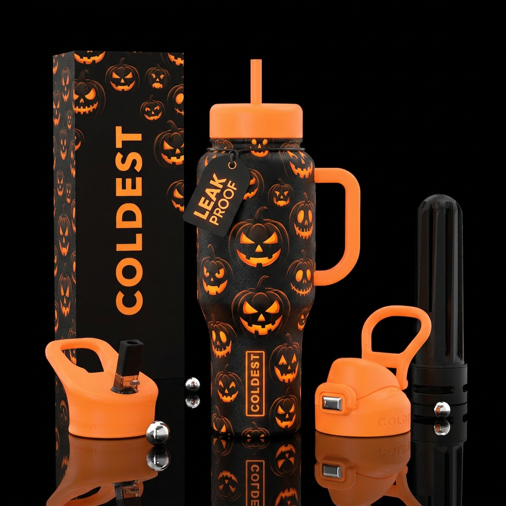 GITD JACKS water bottle design