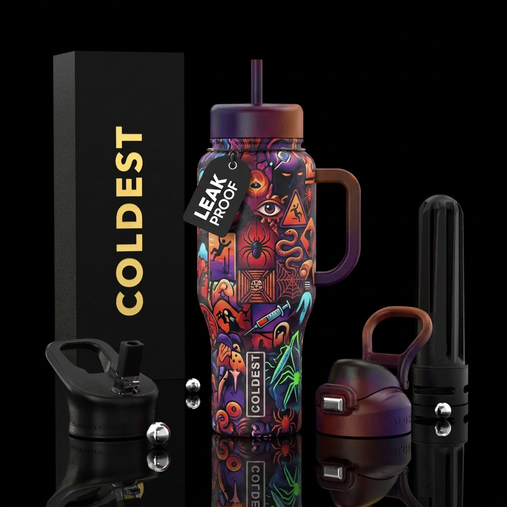 Phobia water bottle design