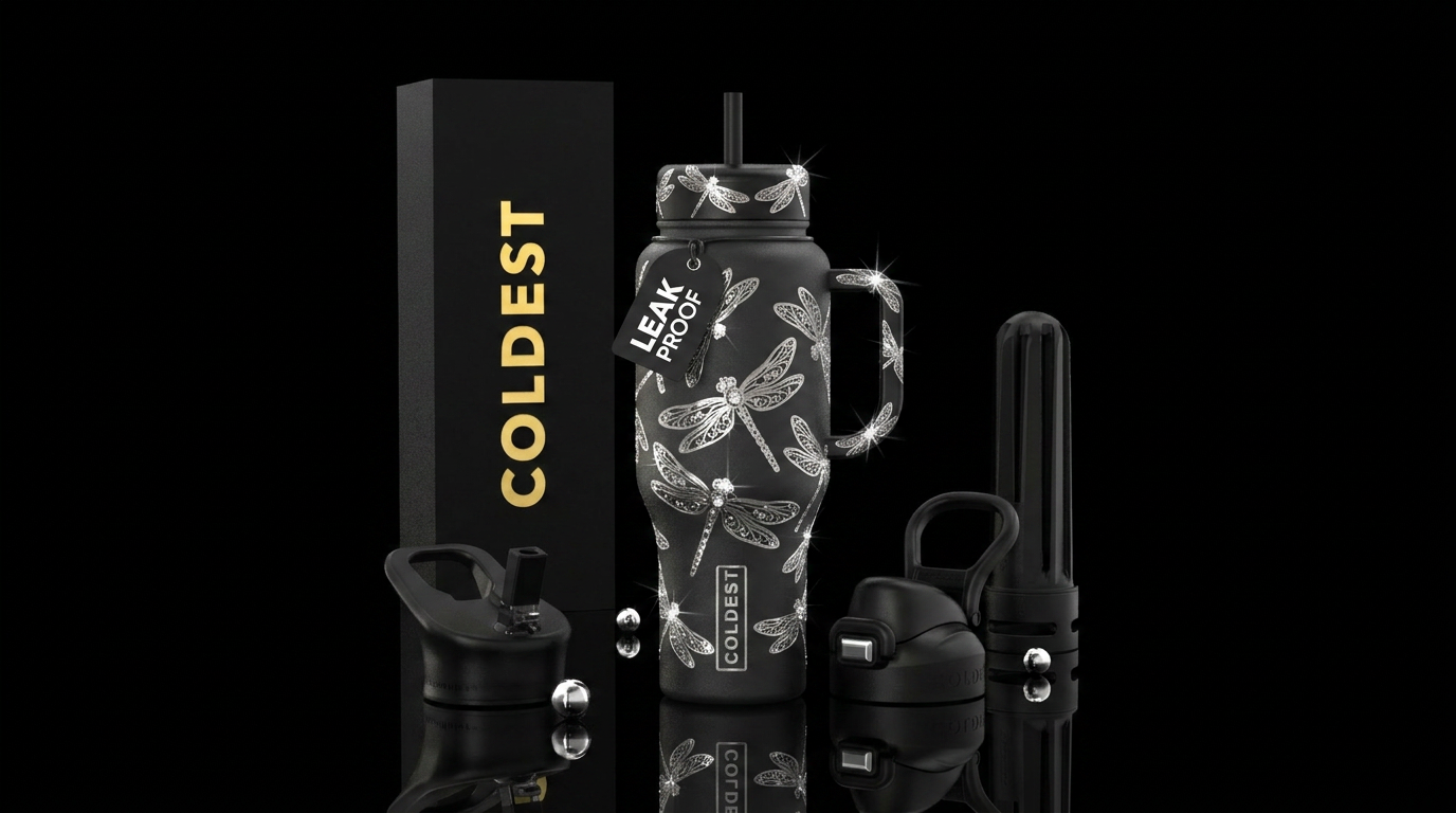 Fierce Fliers water bottle design