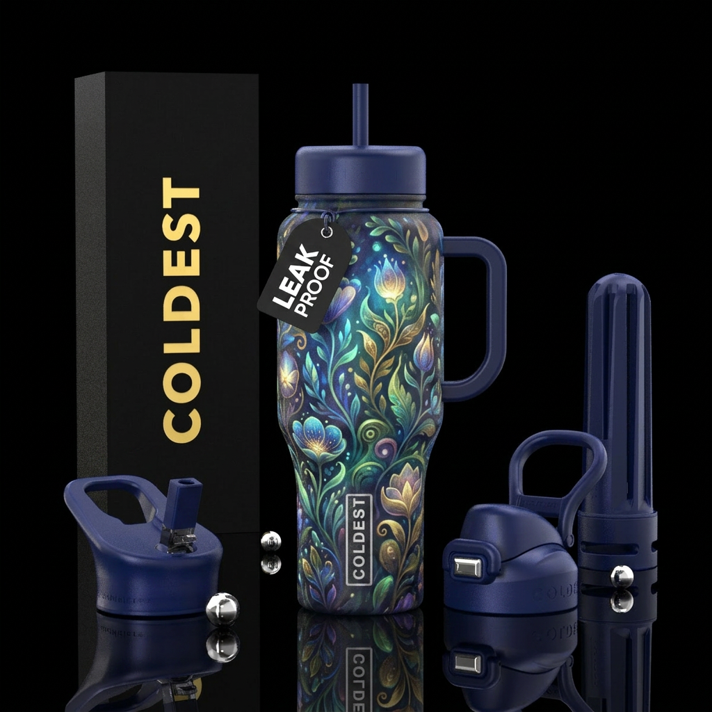 garden, glowie, painting, soft, old water bottle design
