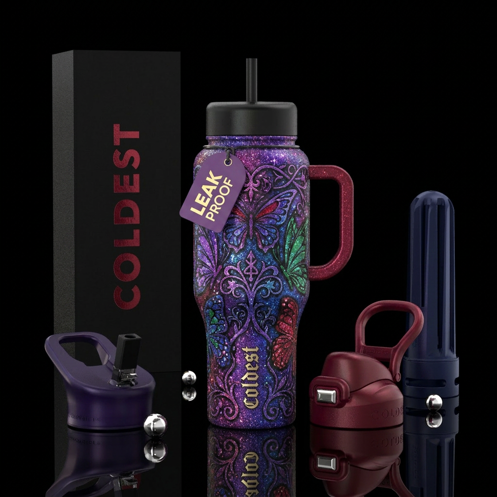 Touch of elegance water bottle design