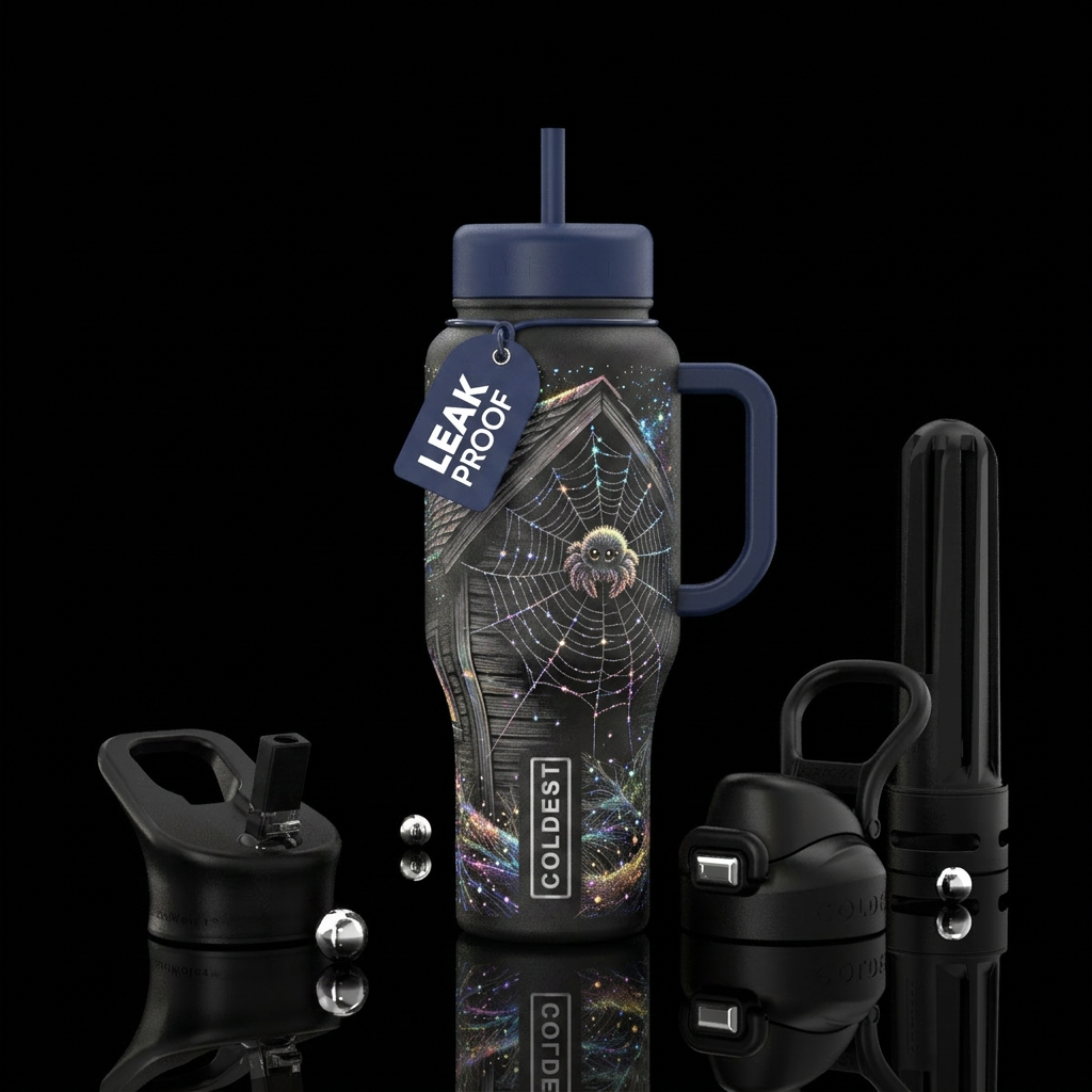 Waiting for snacks water bottle design