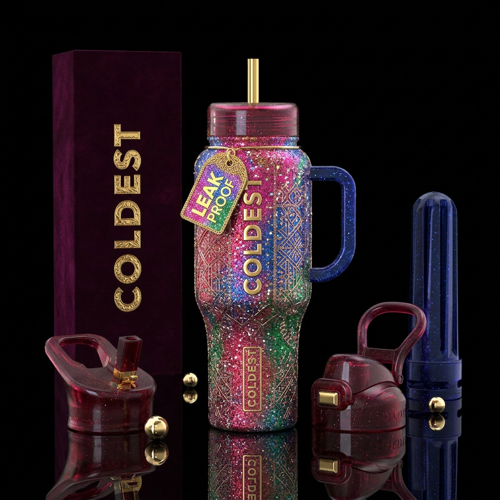 bollywood, beautiul, sparkly water bottle design